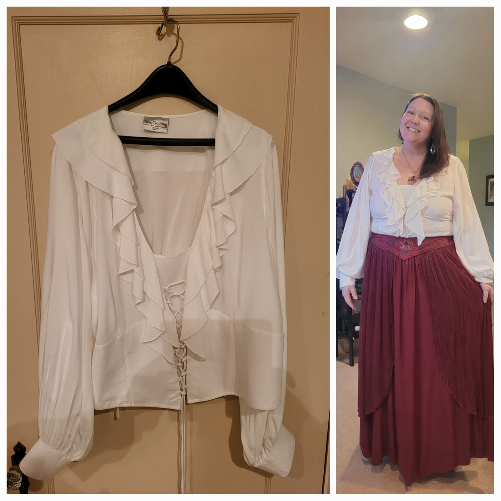 Holy Clothing: Bonny Blouse: In White